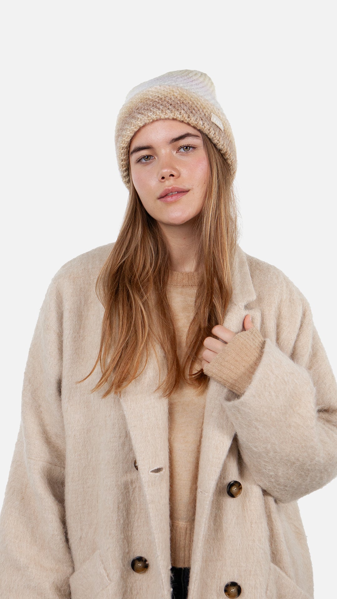 BARTS Damenmütze Beanie FANATAIL TURNUP beige