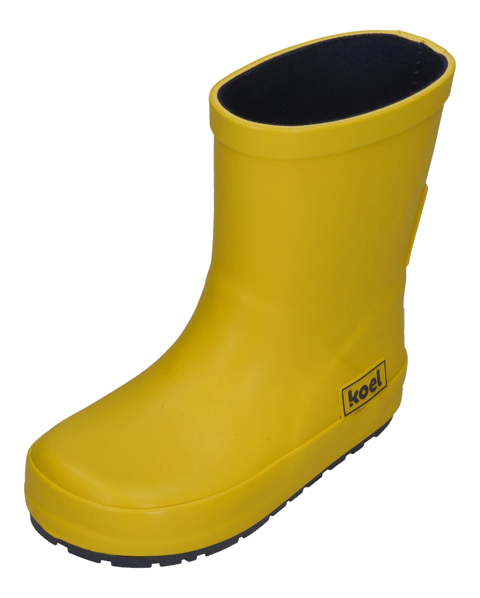 KOEL Barefoot Gummistiefel WELLIE BARE SOLID V2 yellow – Shoedeal