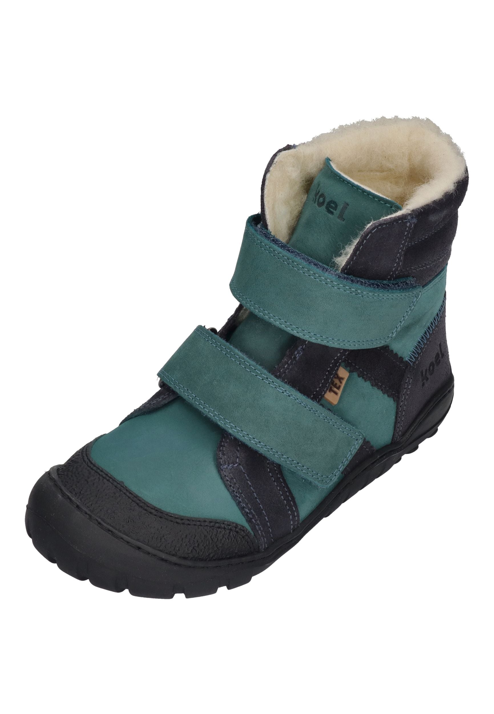 KOEL Barefoot Kinderstiefel MILO 3.0 HYDRO WP - Wasserdicht In Turquoise