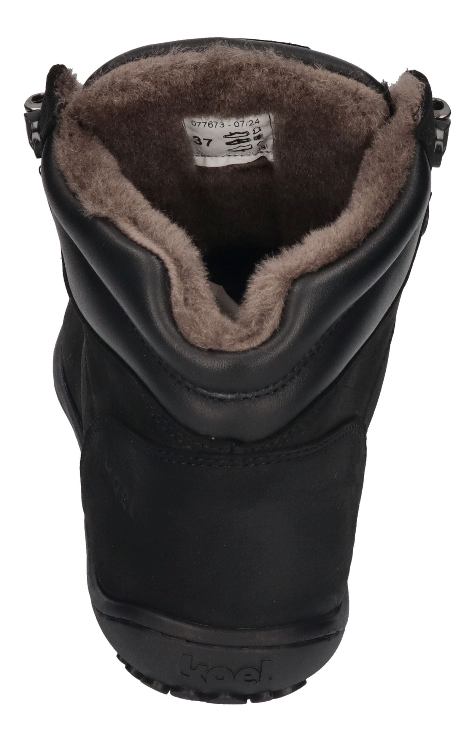 KOEL Damen Barefoot Booties ISIDORE LAMBSWOOL - black