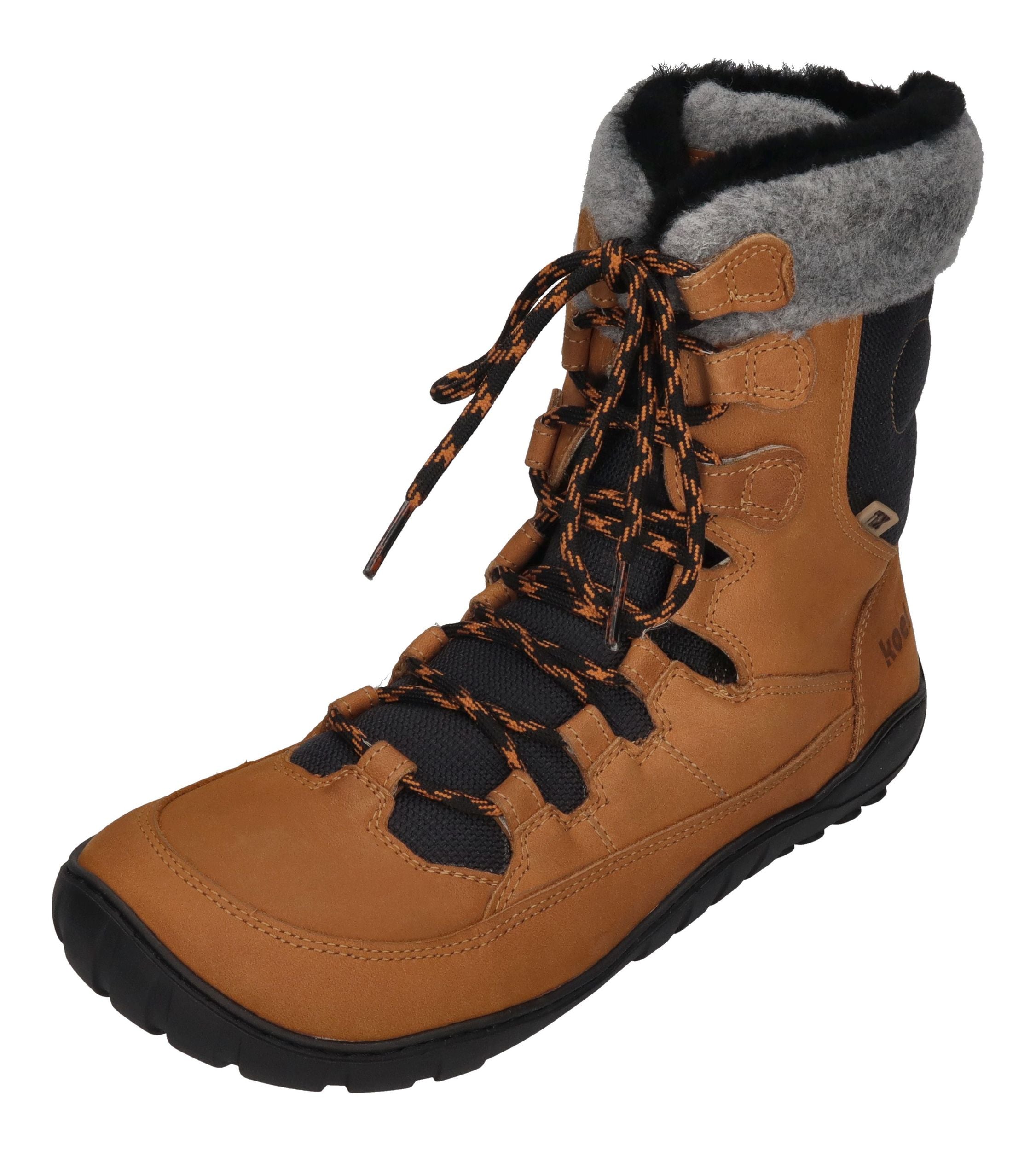 KOEL Damenschuhe Barefoot Stiefel LIAM TEX LAMBSWOOL miel – Shoedeal