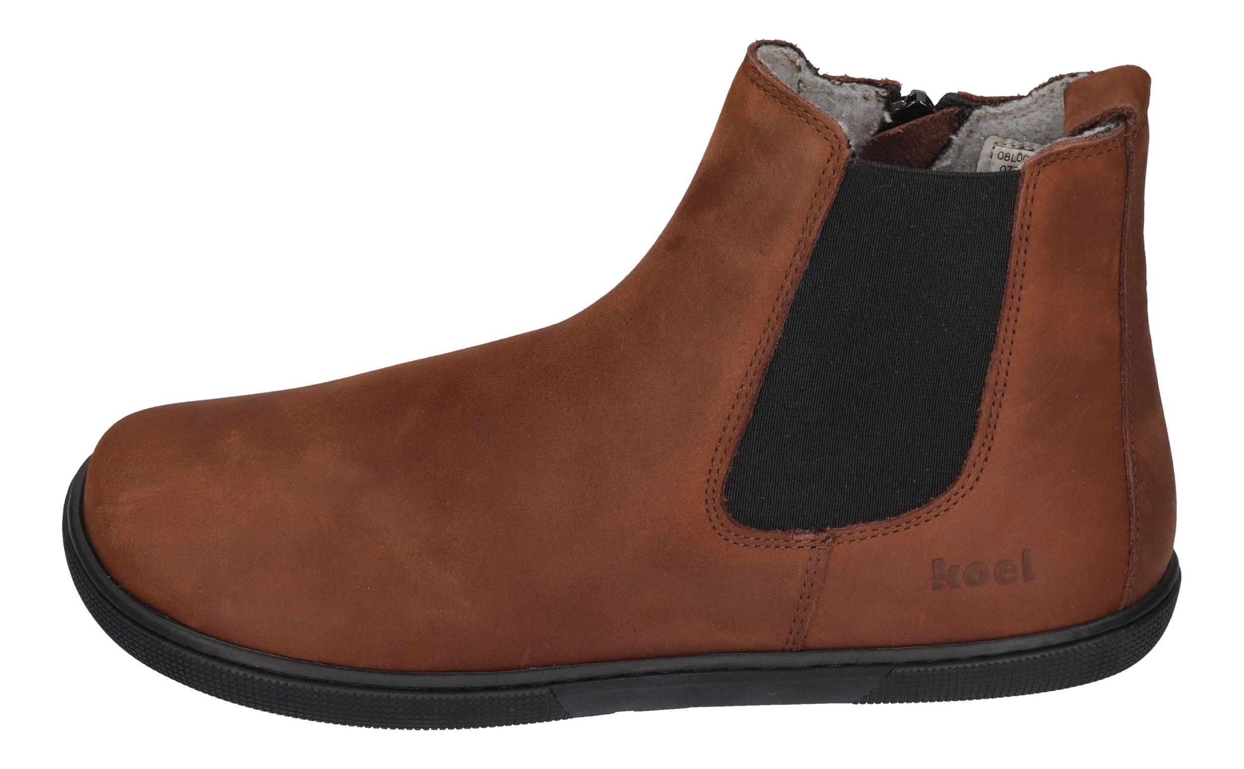 KOEL Damenschuhe - Barefoot Booties FILAS MERINO chocolate