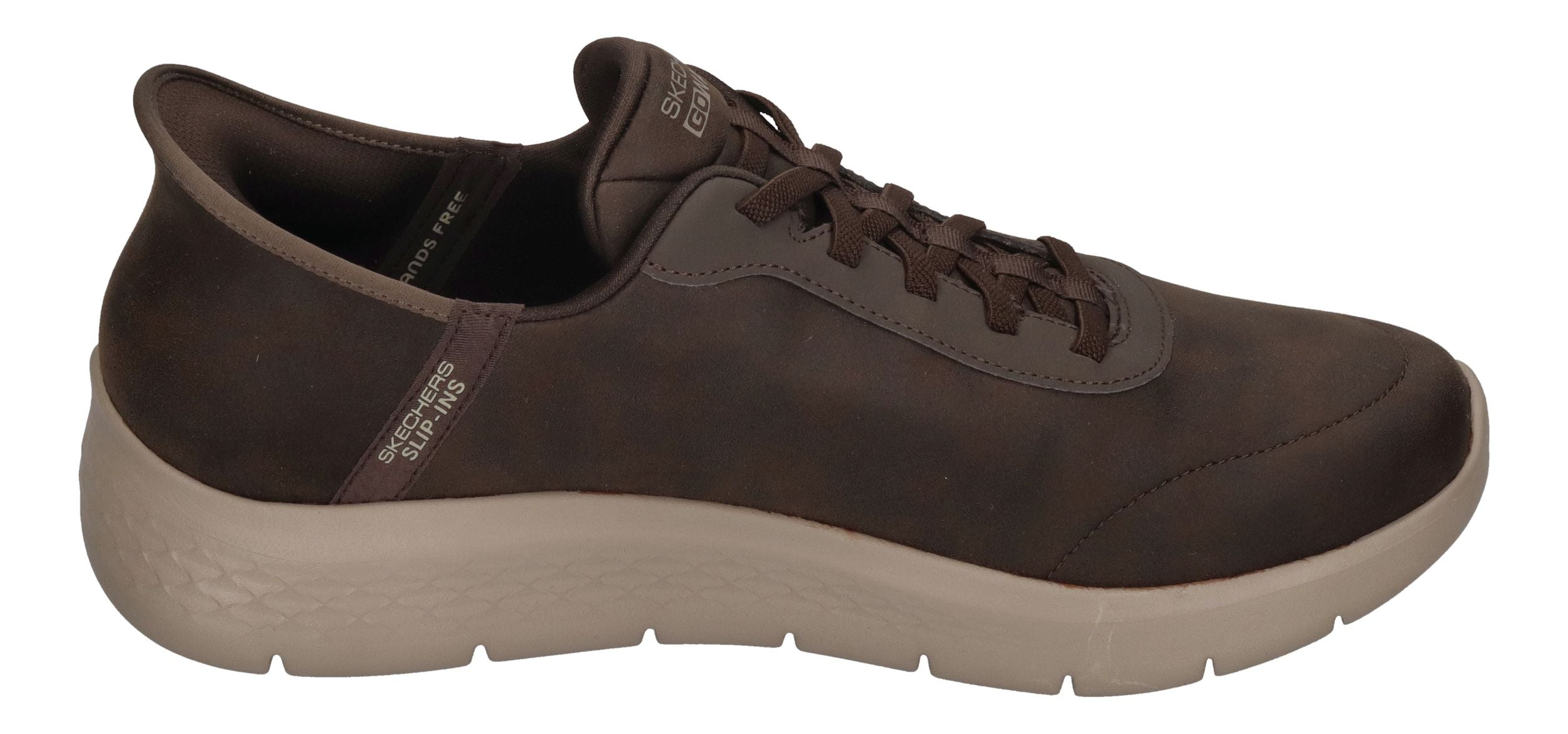 SKECHERS in Übergröße GO WALK FLEX HANDS UP 216326 BRN