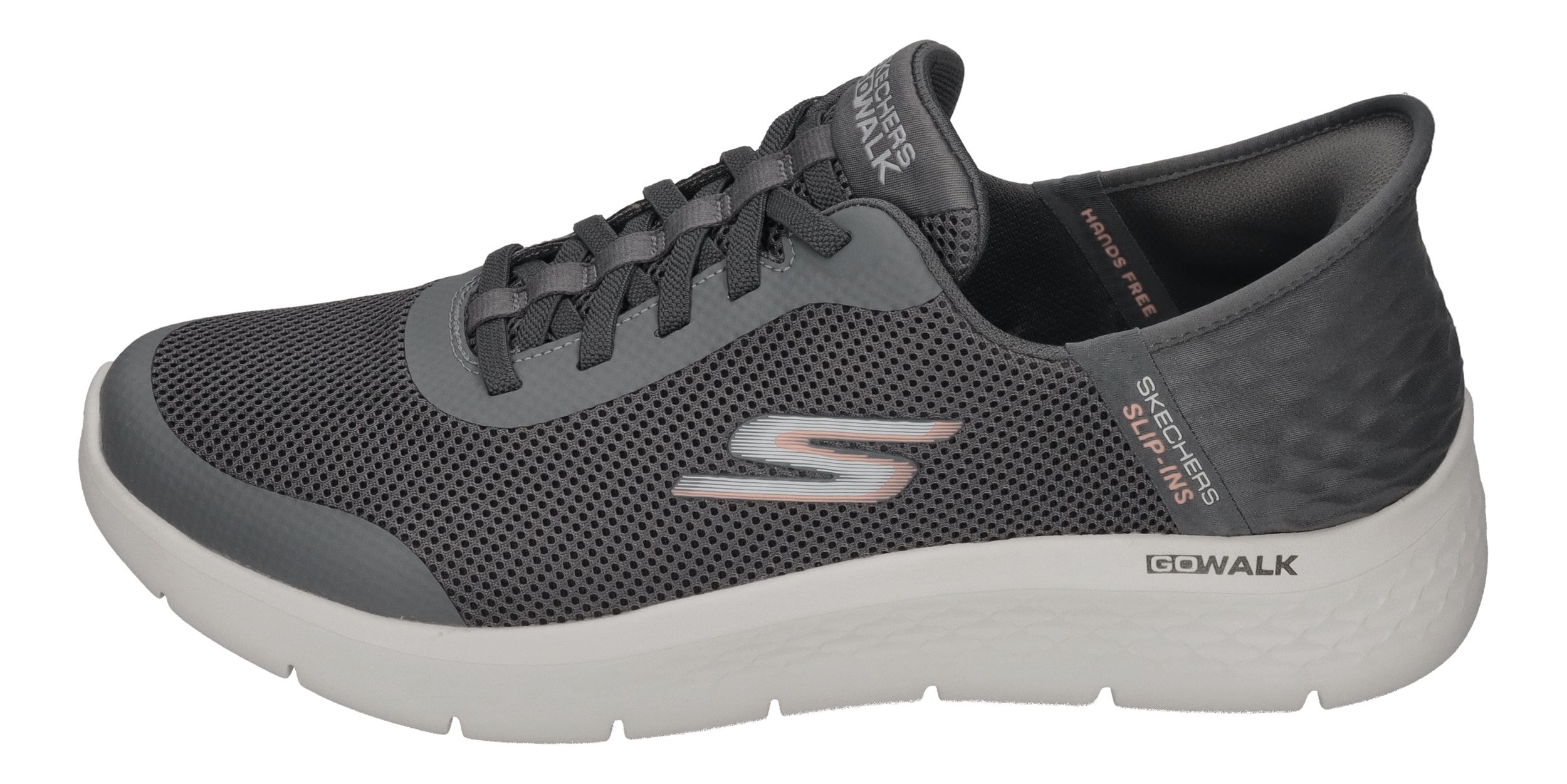 SKECHERS in Übergröße GO WALK FLEX HANDS UP 216324 GRY