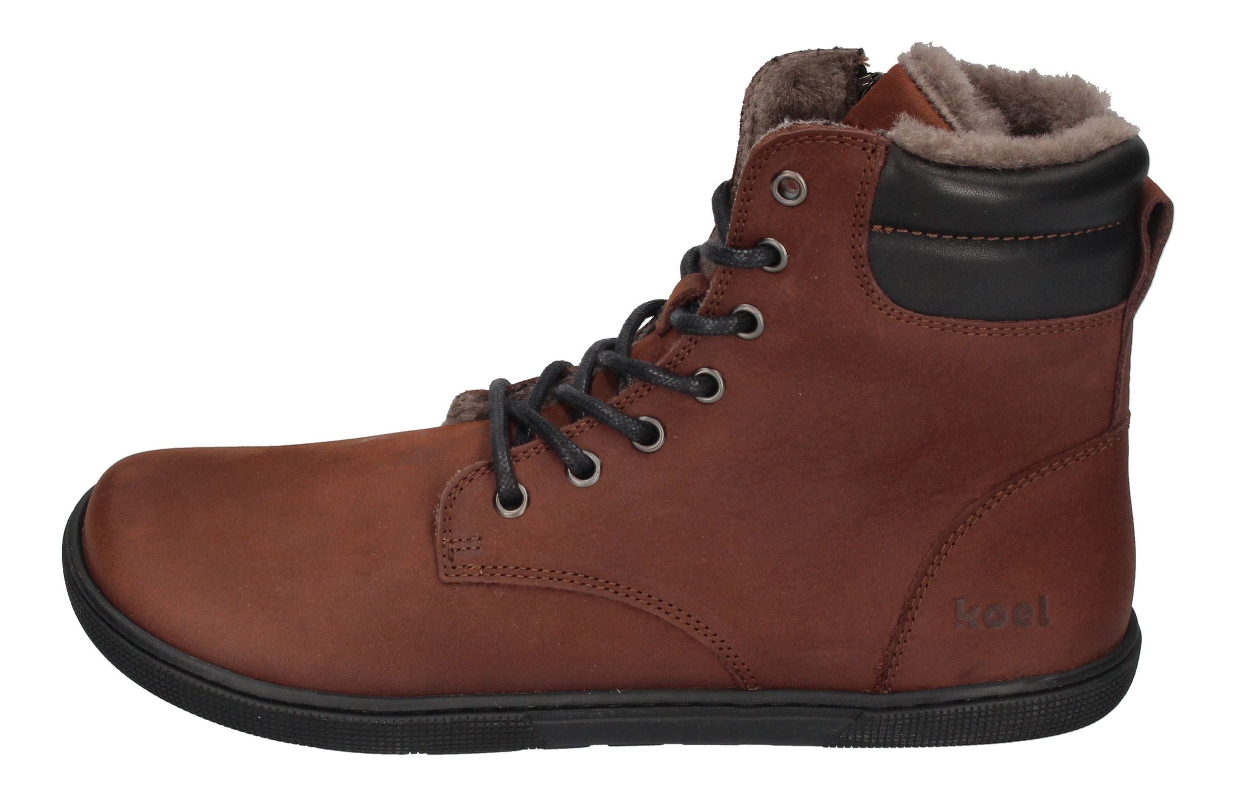 KOEL Damen - Barefoot Booties FLORENCE LAMBWOOL - chocolate-1