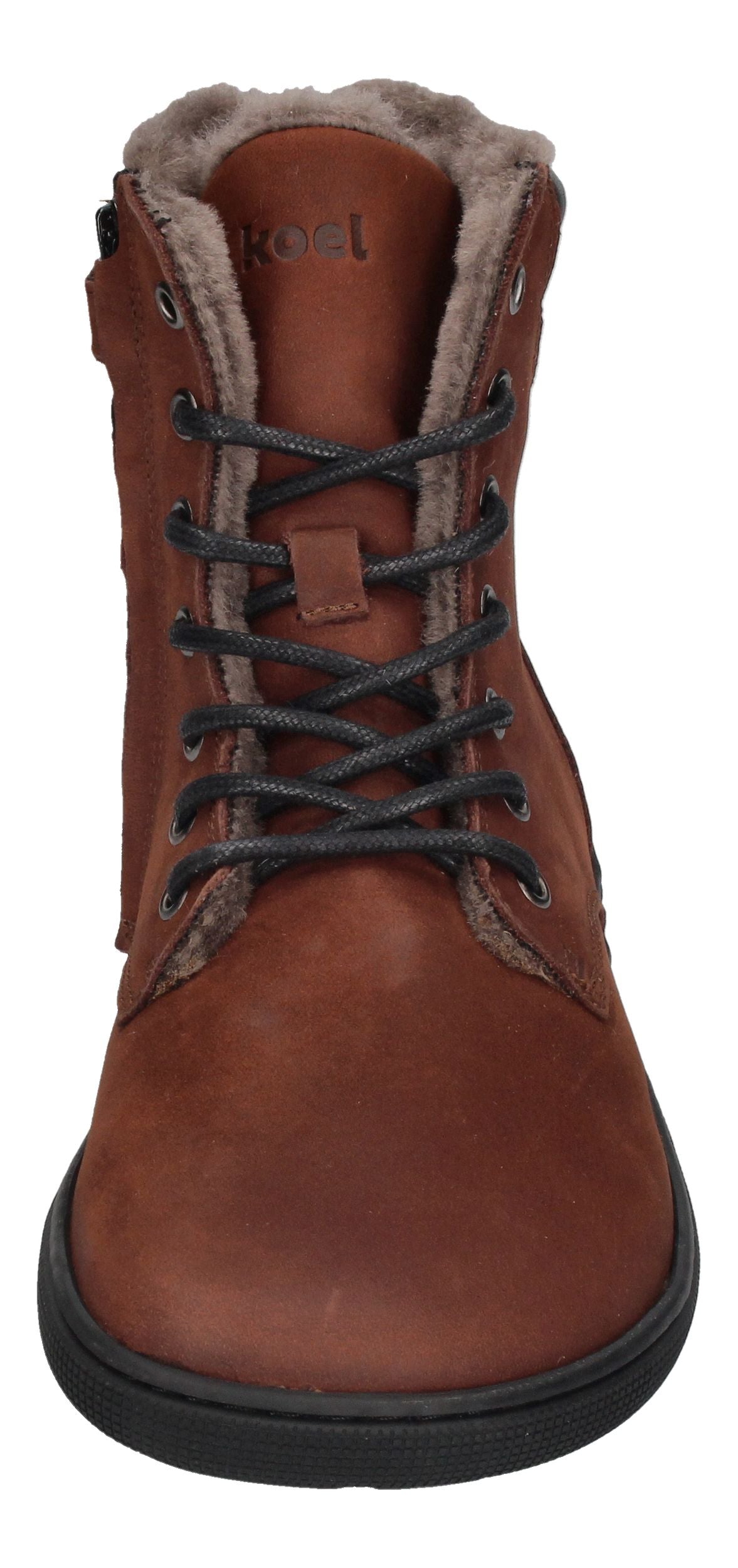 KOEL Damen - Barefoot Booties FLORENCE LAMBWOOL - chocolate-2