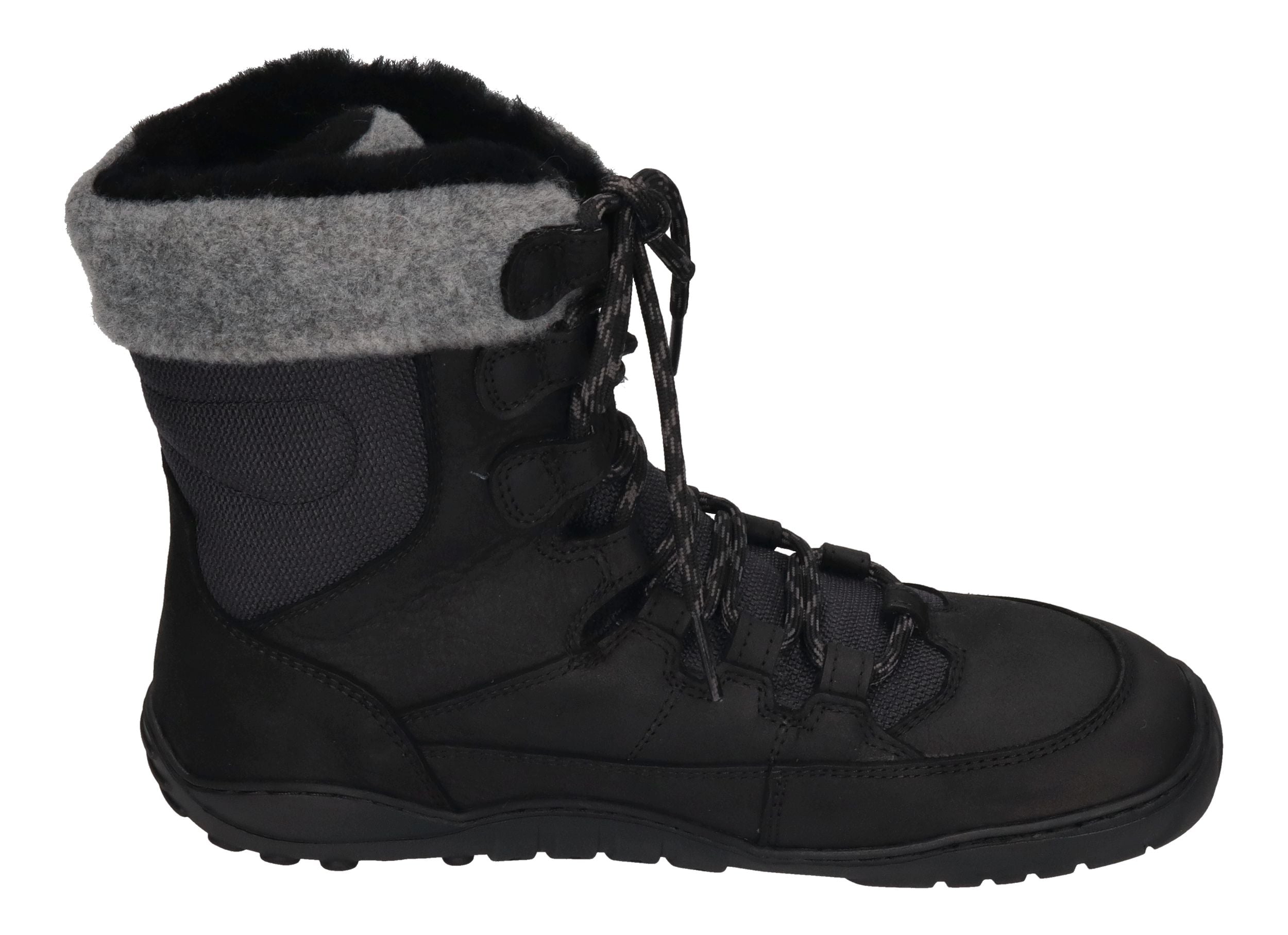 KOEL Damen Barefoot Stiefel LIAM TEX LAMBSWOOL  - black