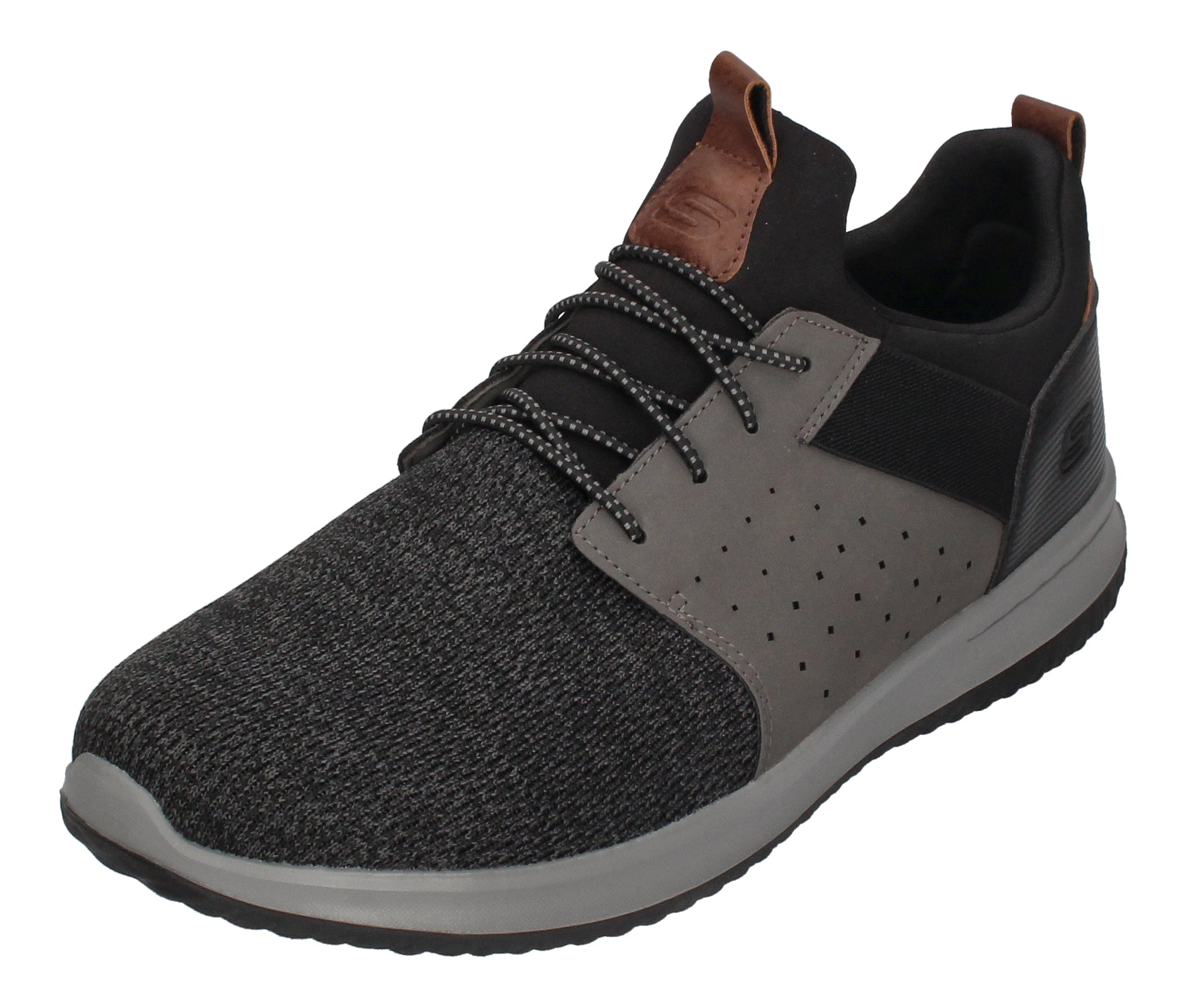 SKECHERS in Übergröße - DELSON CAMBEN 65474 - BKGY-0