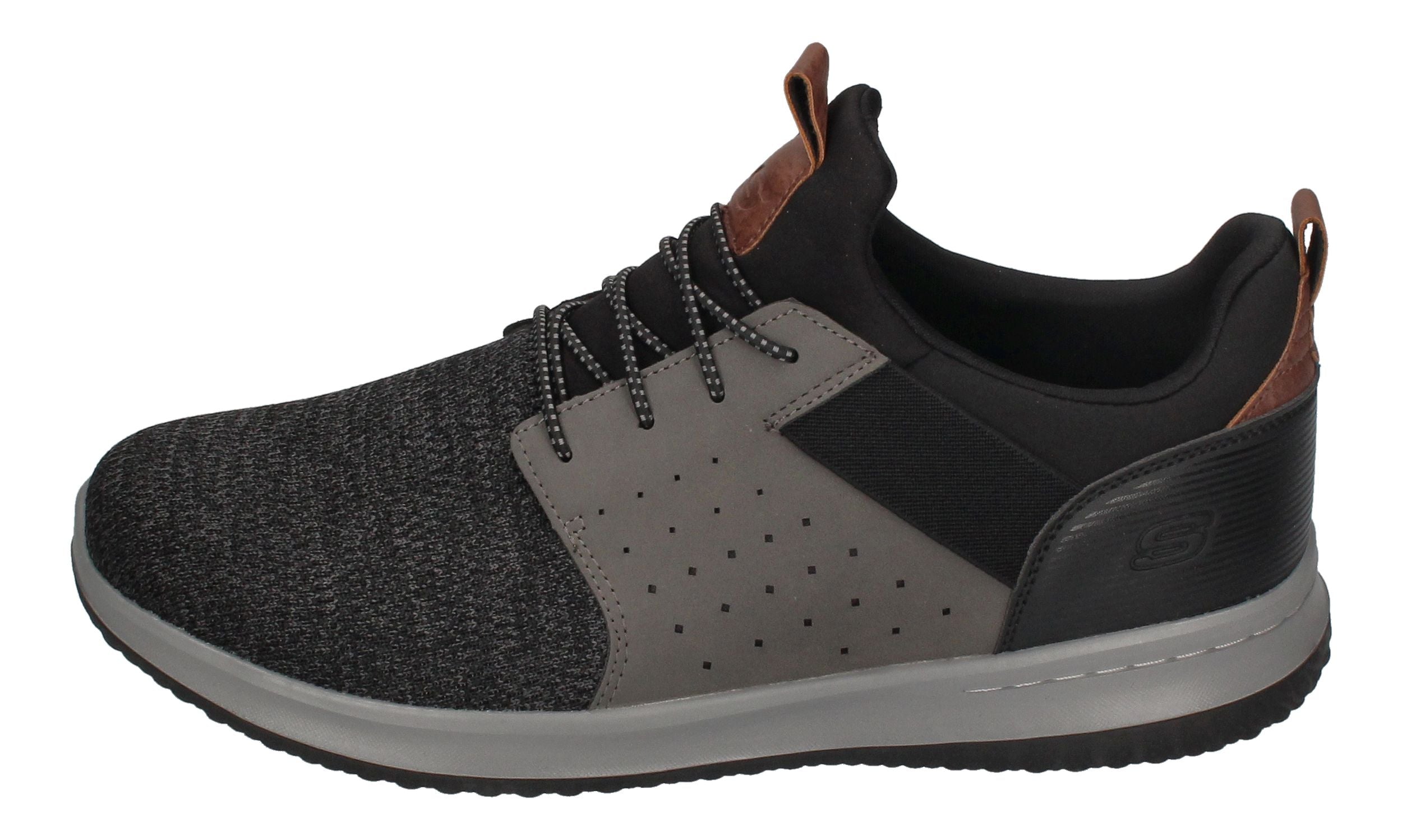 SKECHERS in Übergröße - DELSON CAMBEN 65474 - BKGY-1