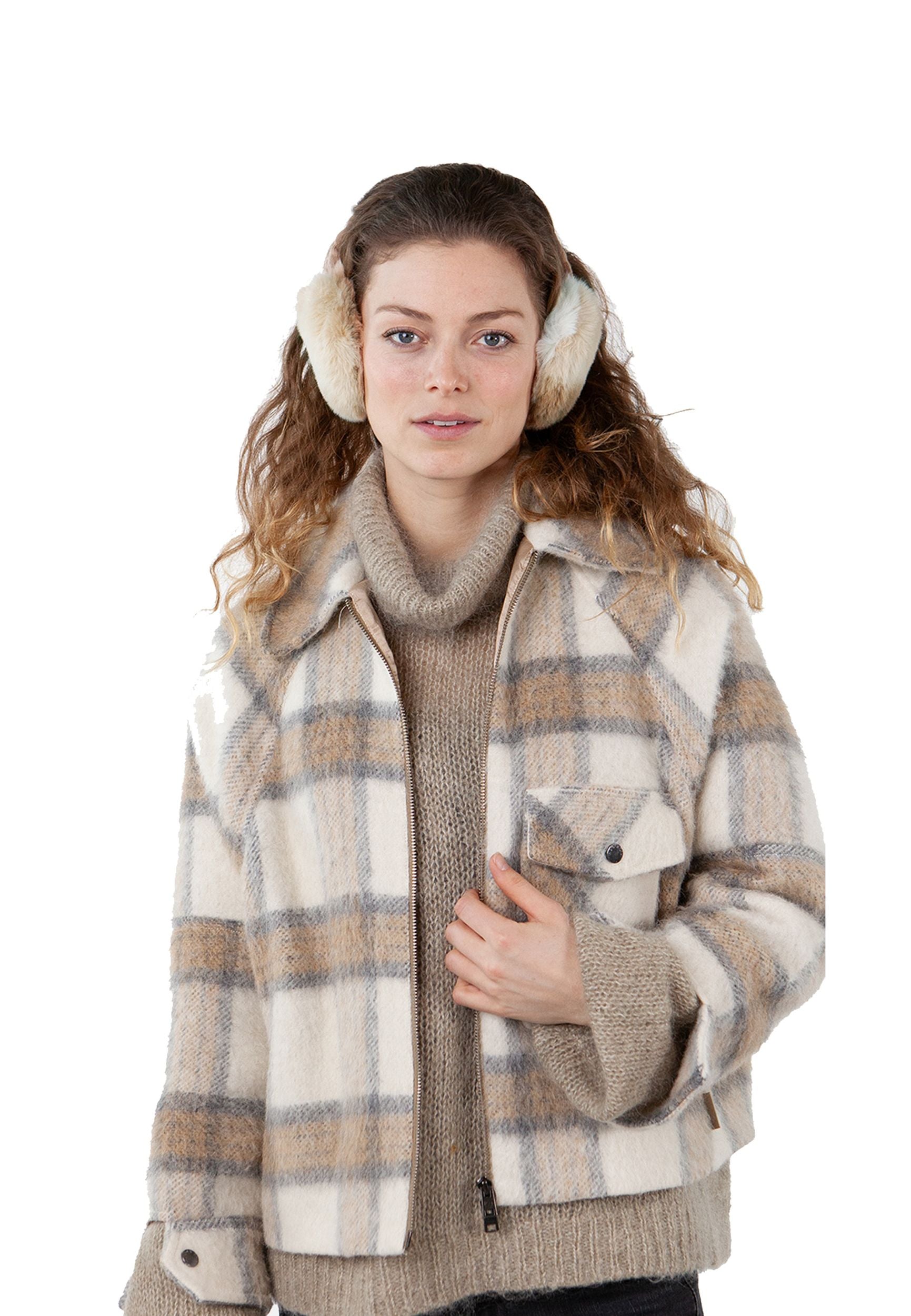 BARTS Damen Ohrenschützer Earmuffs FUR sand