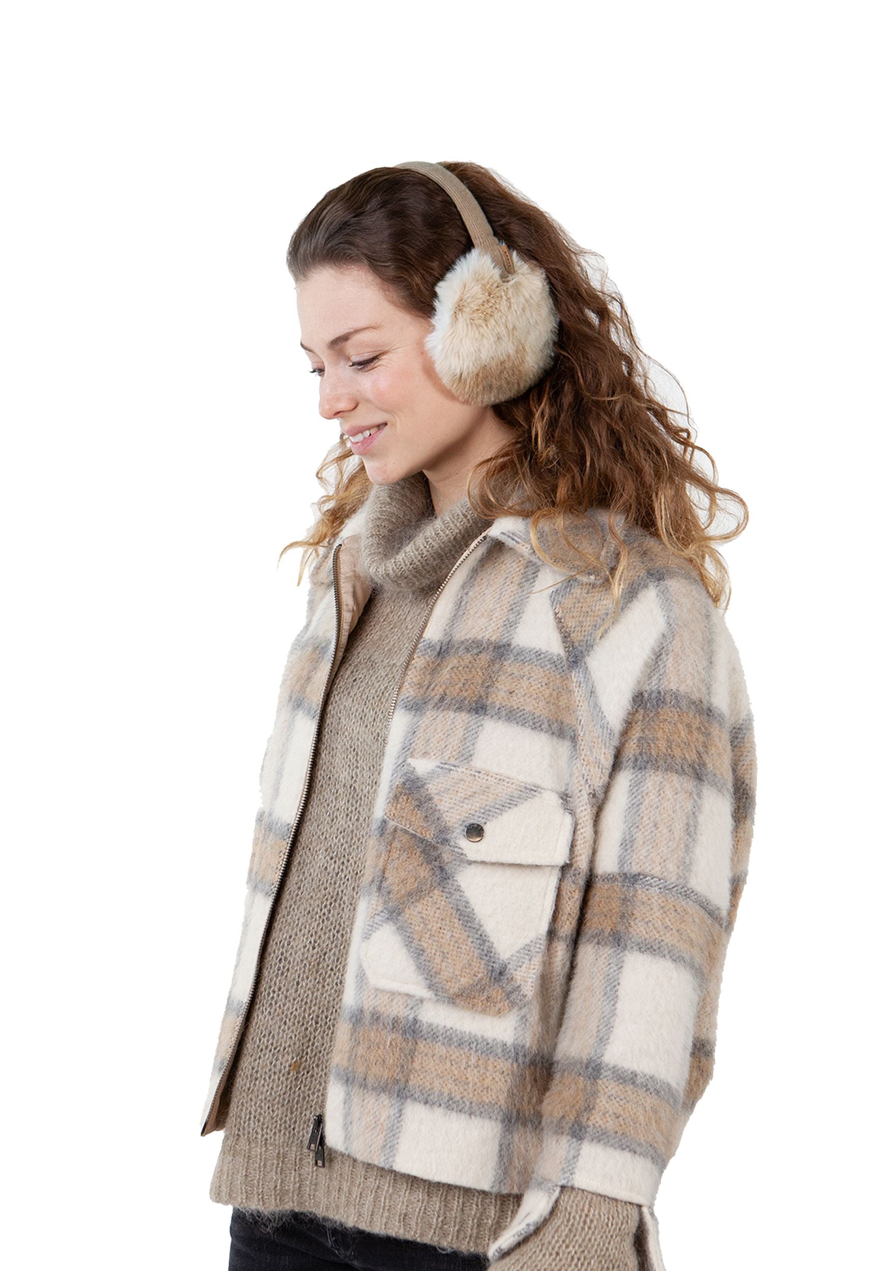 BARTS Damen Ohrenschützer Earmuffs FUR sand
