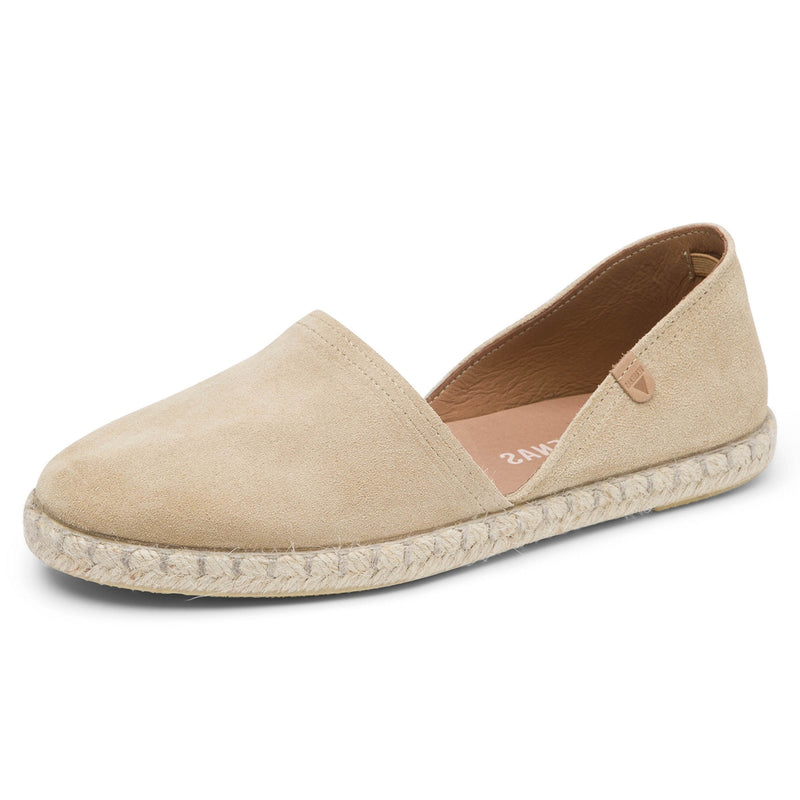 VERBENAS Damen Espadrilles CARMEN serraje sand | Bester Preis, bester Style – shoedeal