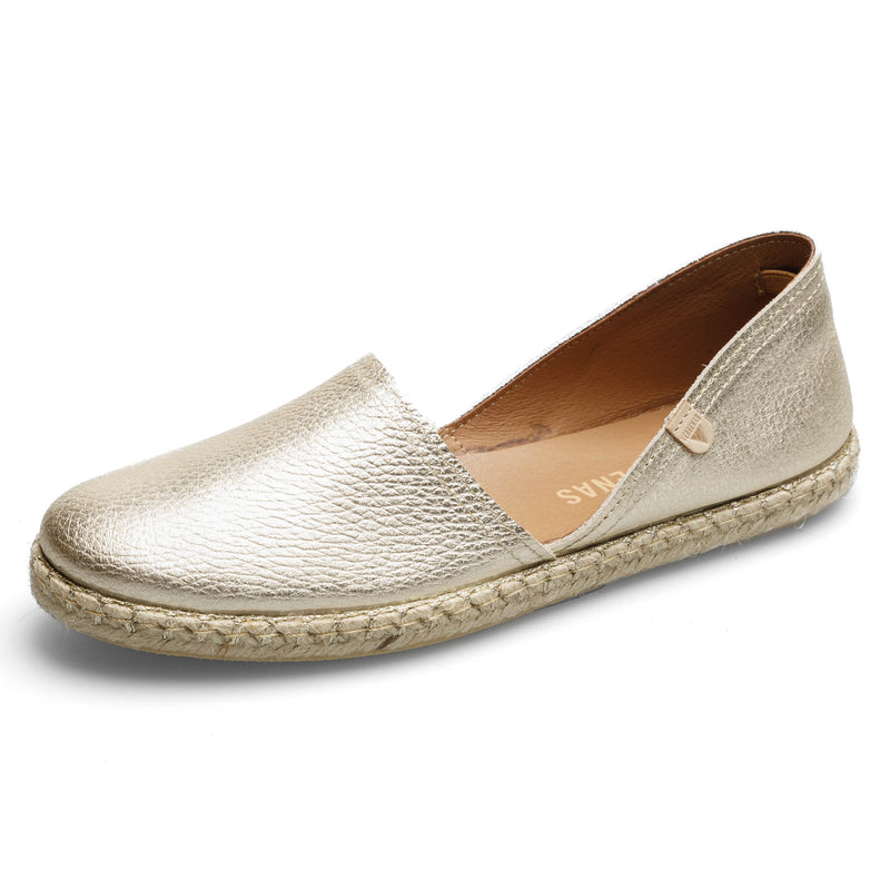 VERBENAS Damen Espadrilles CARMEN nucleo metal gal oro | Bester Preis, bester Style – shoedeal