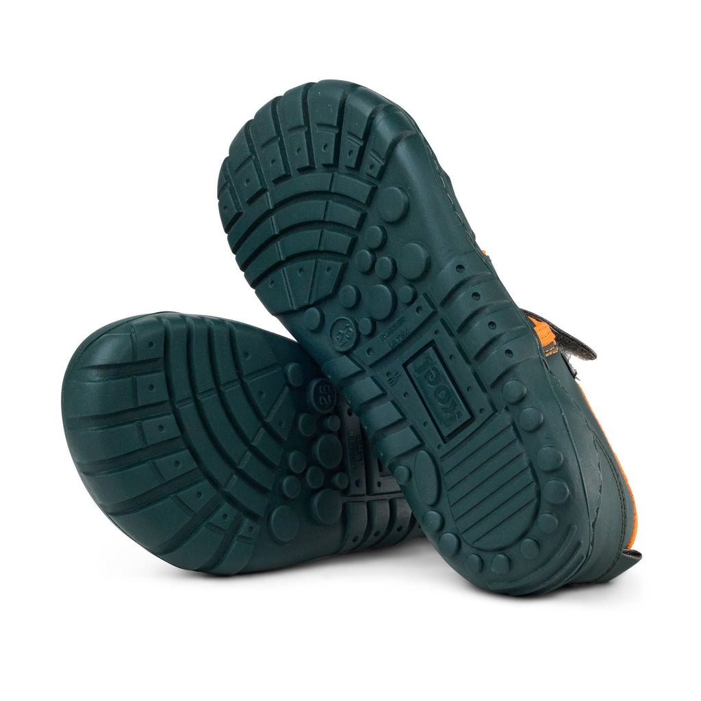 KOEL Barefoot Kinder Sandalen MADISON dark green