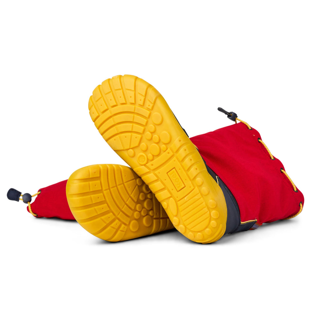 KOEL Kinder Barefoot Winter Stiefel RANA WP LEX red