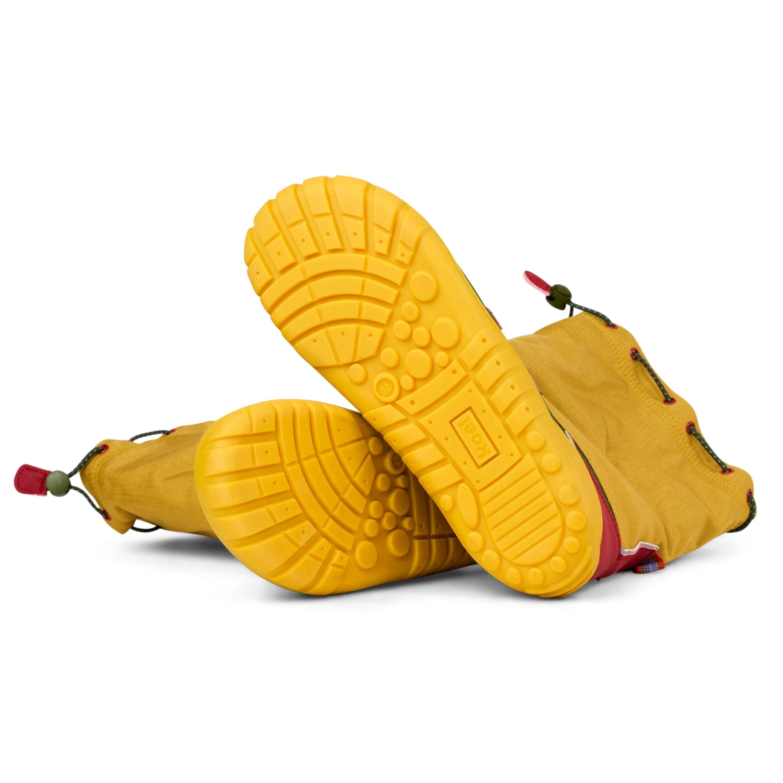KOEL Kinder Barefoot Winter Stiefel RANA WP LEX yellow