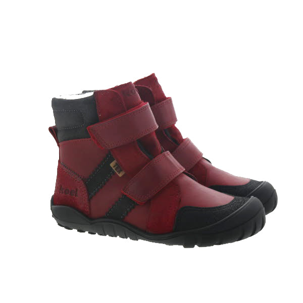 KOEL Teenager Barefoot Boots bis Gr. 41 - MILO 2.0 HYDRO WP red