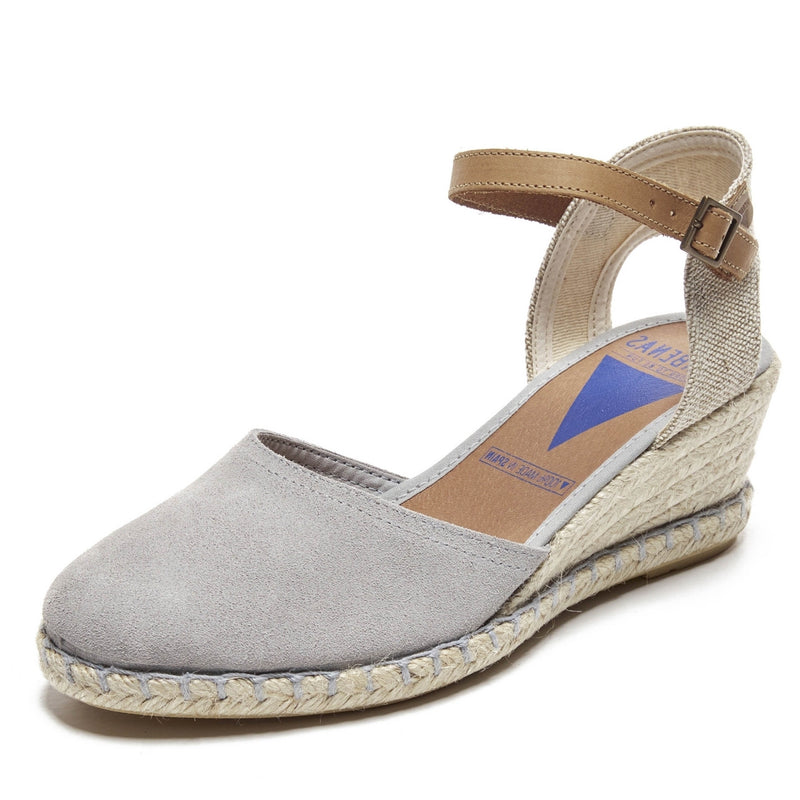 VERBENAS Damen Sandalette MALENA serraje tan perla | Bester Preis, bester Style – shoedeal