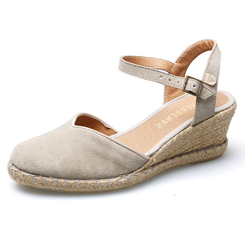 VERBENAS Damen Sandalette MAGGIE serraje tan piedra | Bester Preis, bester Style – shoedeal