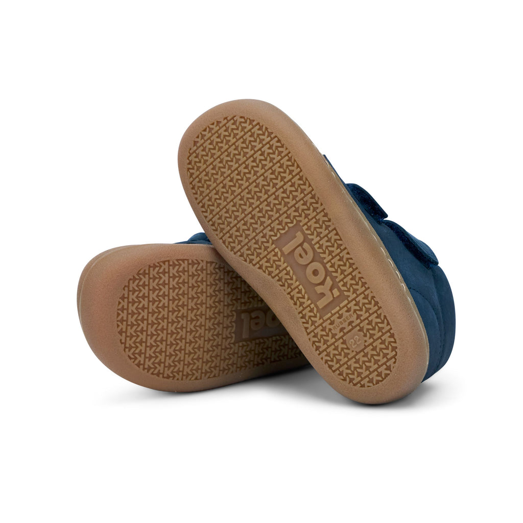 KOEL Barefoot Kinder Übergangsschuhe BOB M LEATHER - blue