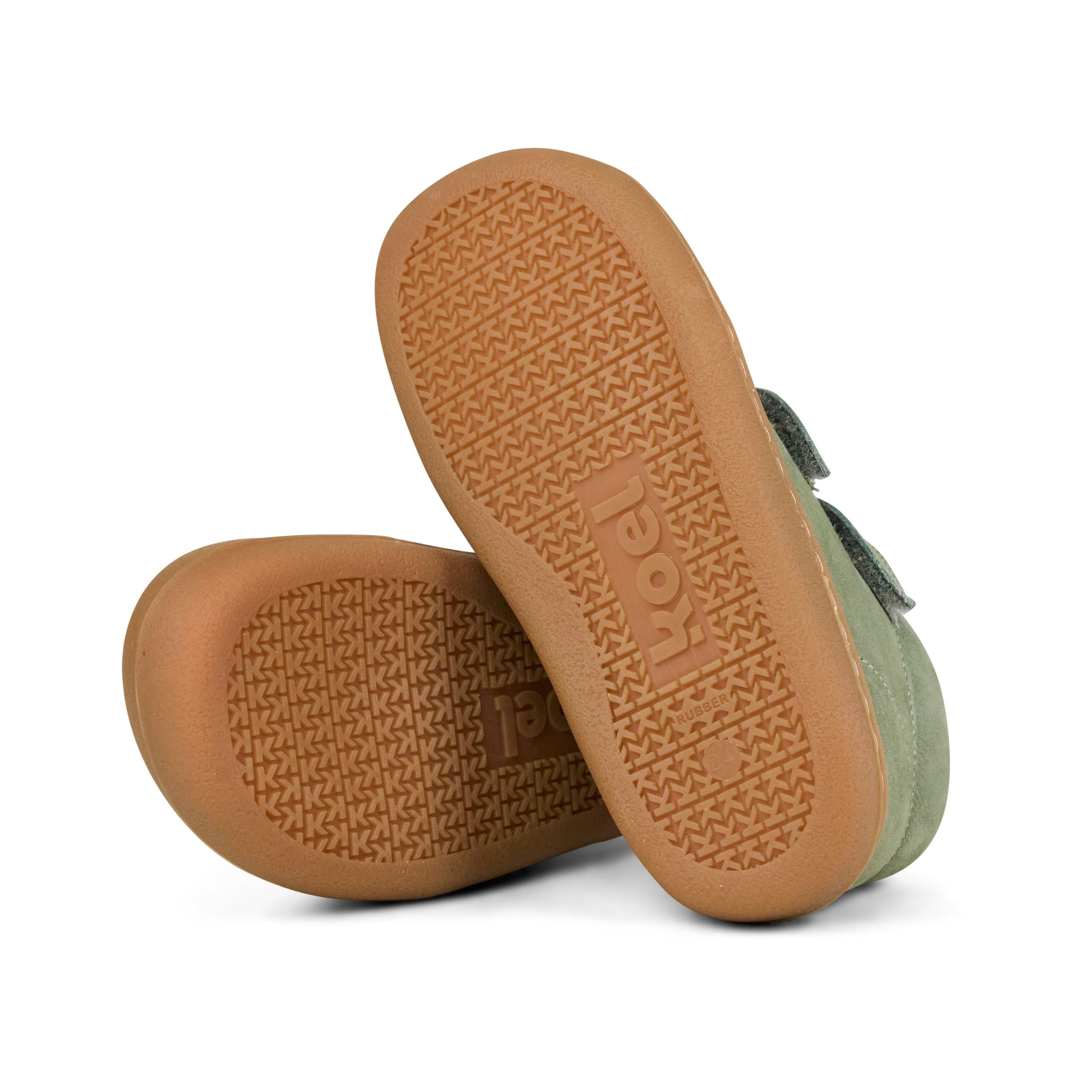KOEL Barefoot Kinder Übergangsschuhe BOB M LEATHER - olive