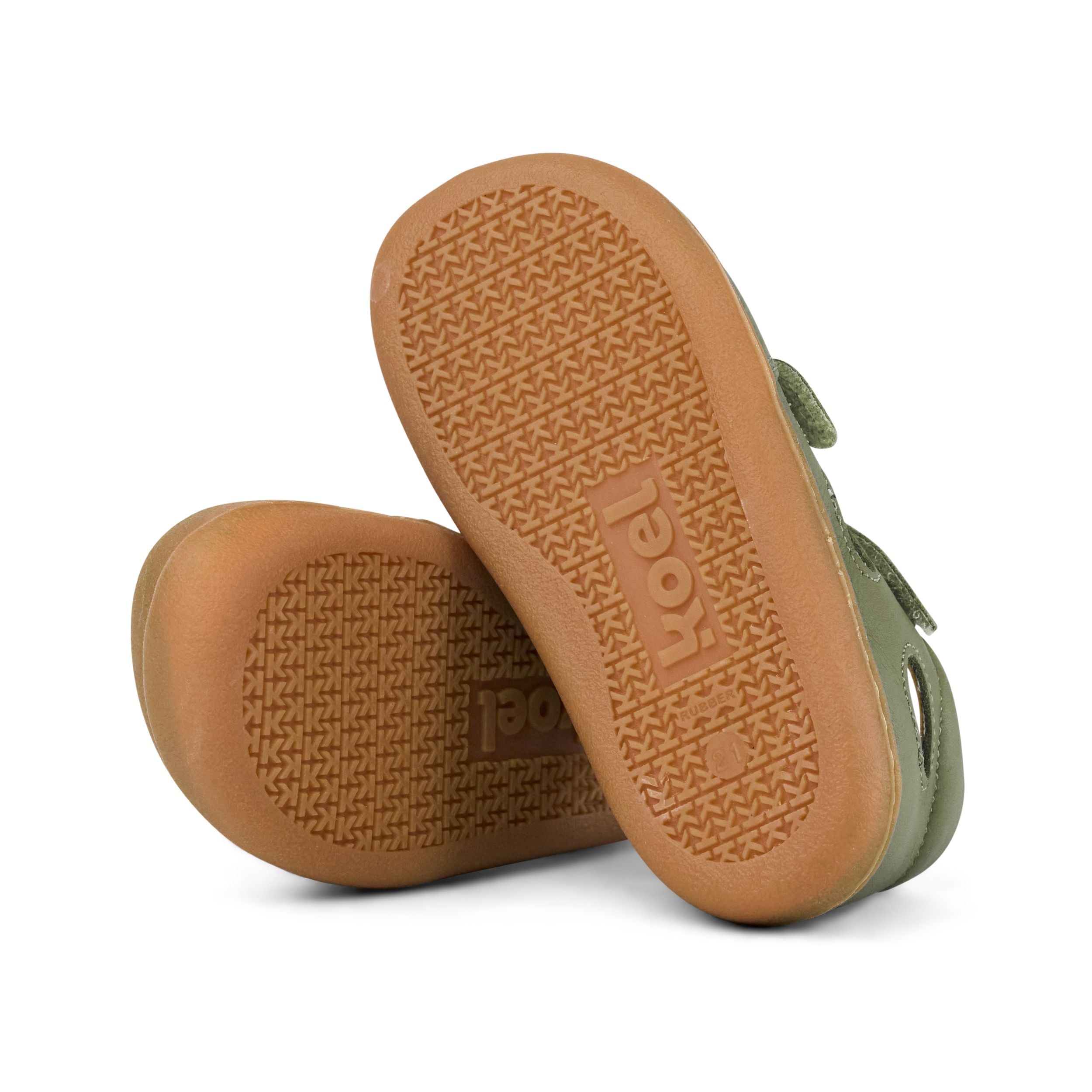 KOEL Barefoot Kinder Sneakers Sandalen BEP LEATHER olive