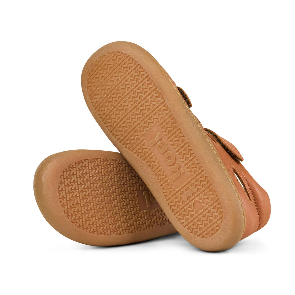 KOEL Barefoot Kinder Sneakers Sandalen BEP LEATHER cognac