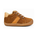 KOEL Barefoot Kinder Sneakers BLAKE SUEDE 301 cognac