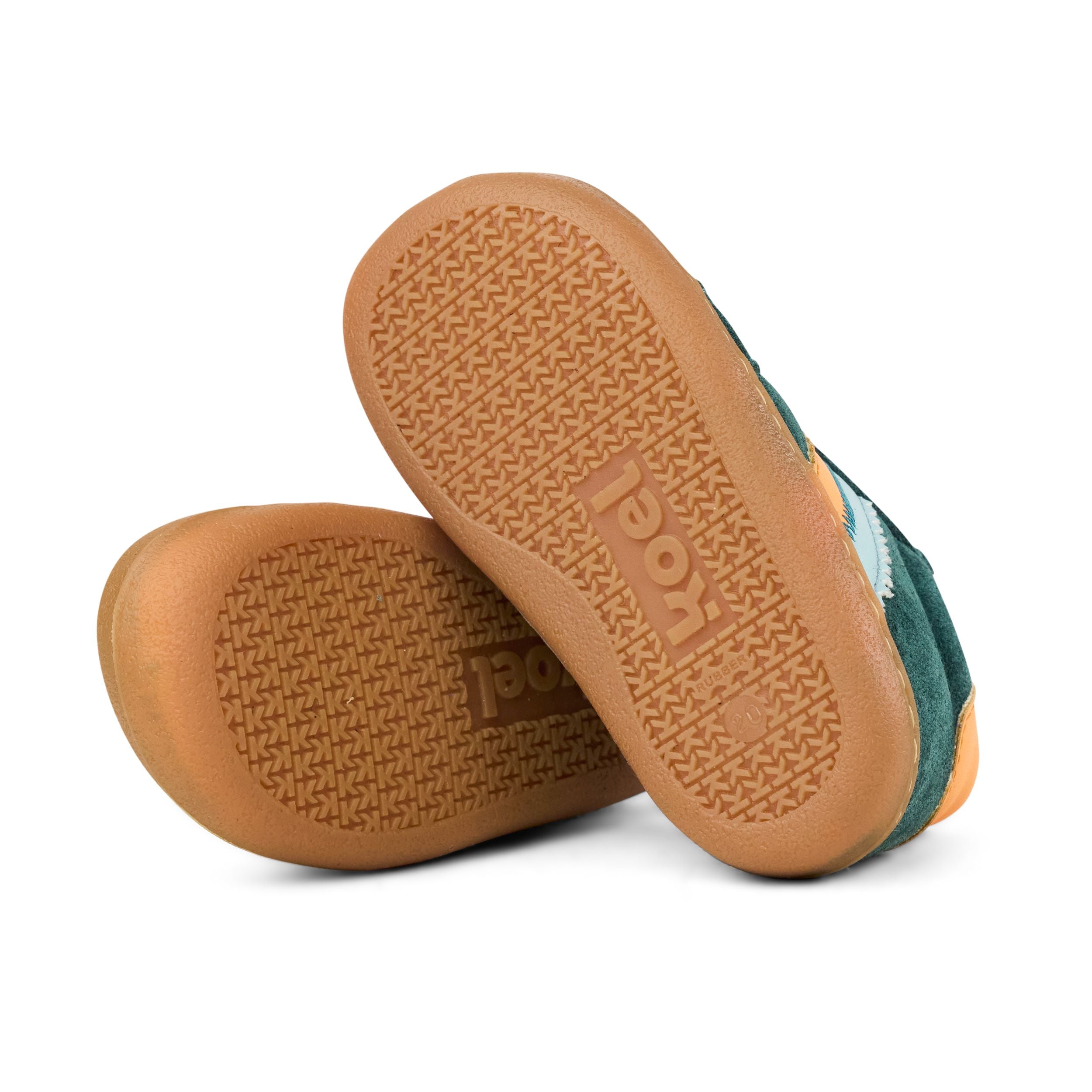 KOEL Barefoot Kinder Sneakers BLAKE SUEDE turquoise