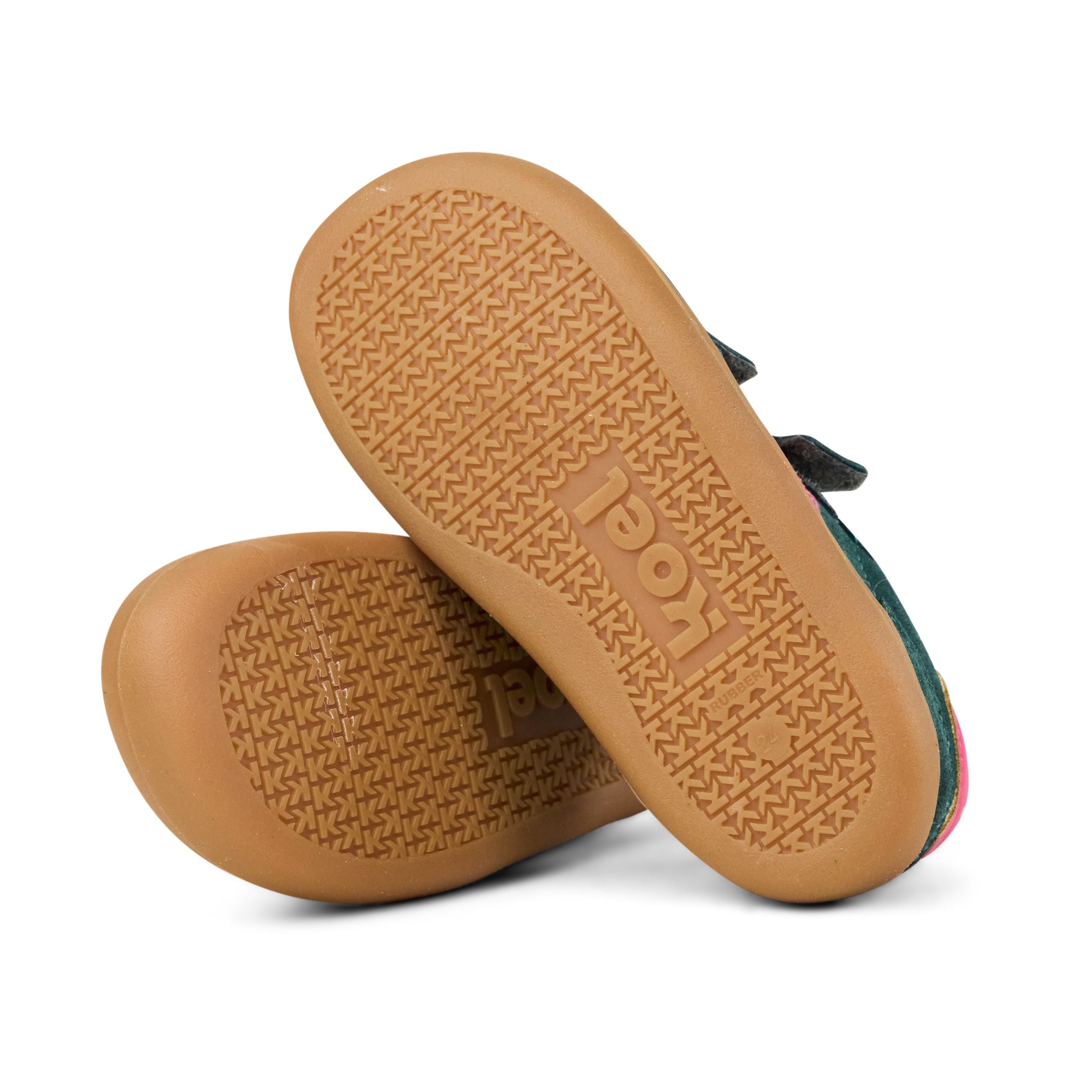 KOEL Barefoot Kinder Sneakers BALI SUEDE 3.0 turquoise