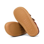 KOEL Barefoot Kinder Sneakers BALI SUEDE 3.0 cognac