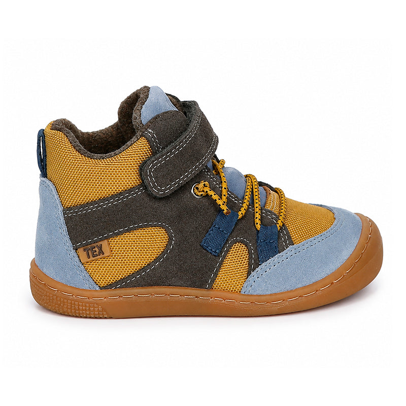 KOEL Kinder gefütterte Barefoot Booties BEAU MERINO yellow