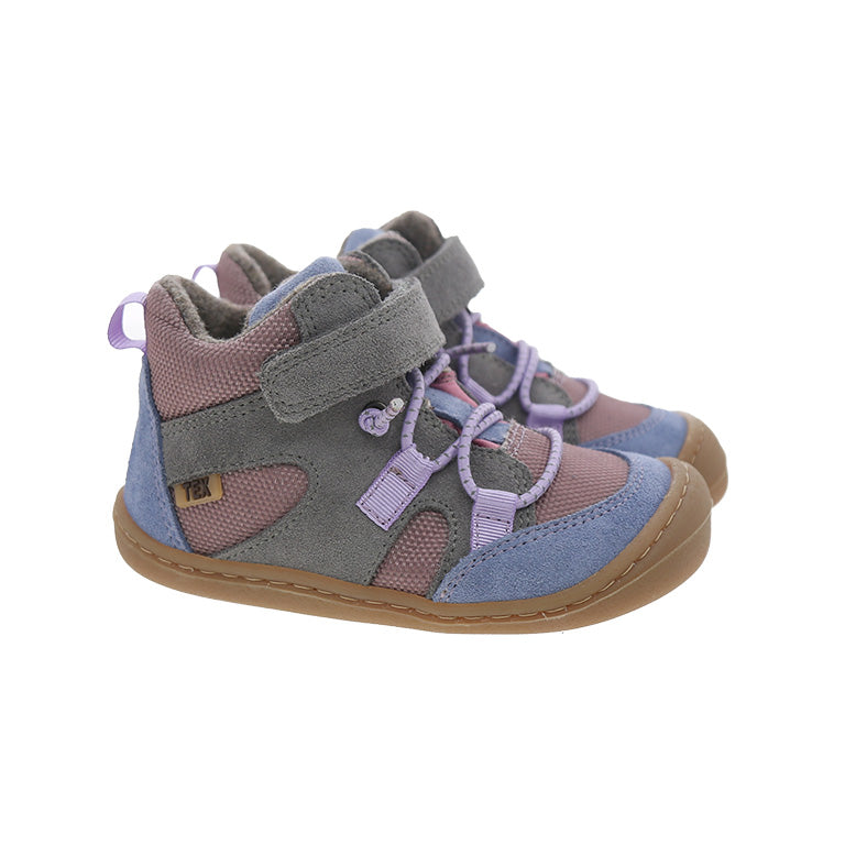 KOEL gefütterte Barefoot Kinderschuhe BEAU MERINO - lavandel