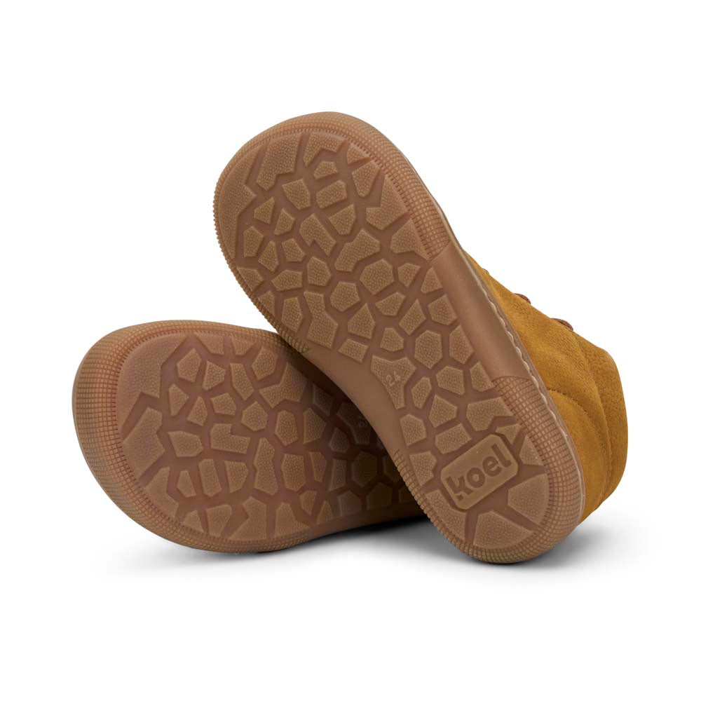 KOEL Barefoot Kinder Schnürer DELI 2.0 cognac