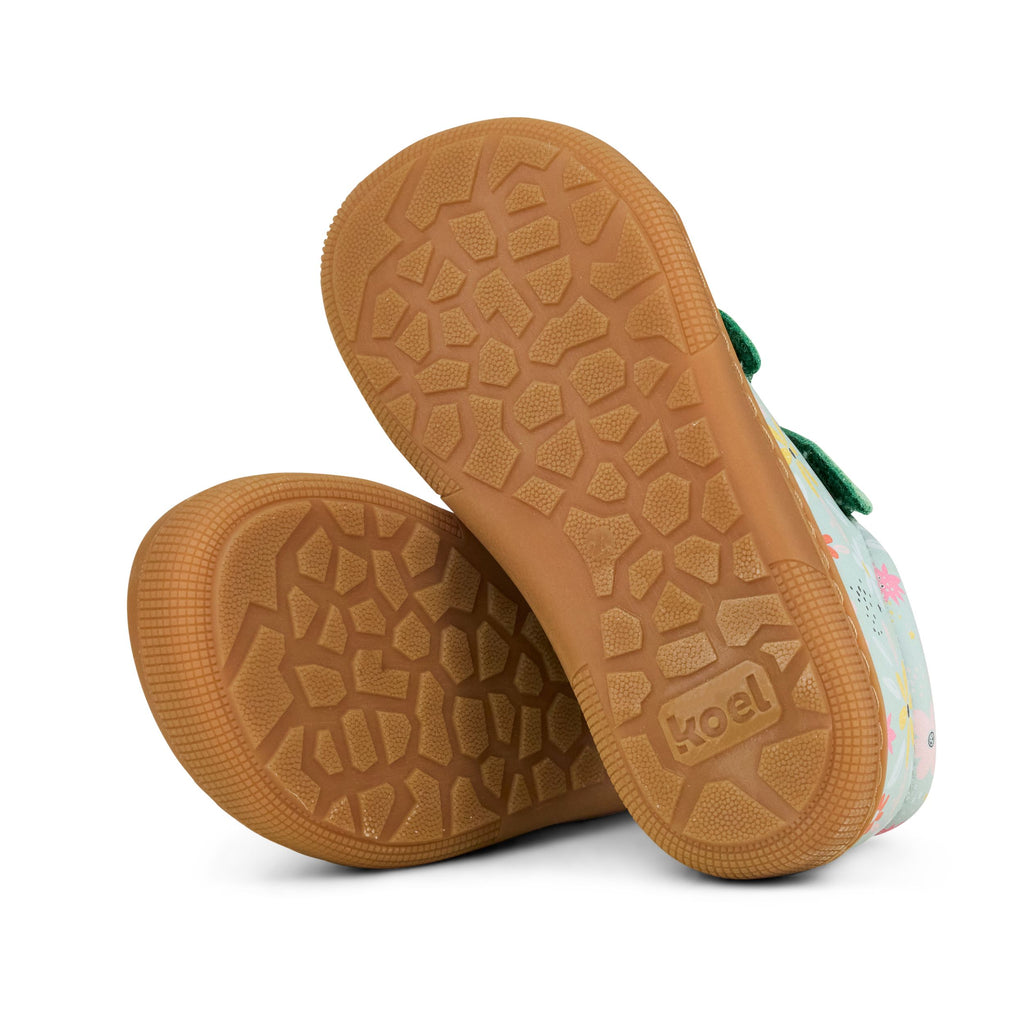 KOEL Barefoot Kinder Sneakers DANNY PRINT garden mint