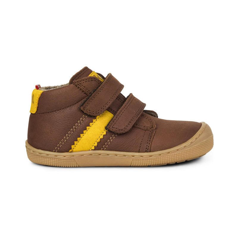KOEL Barefoot Kinder Übergangsschuhe Sneakers DAVID 3.0 WOOL brown