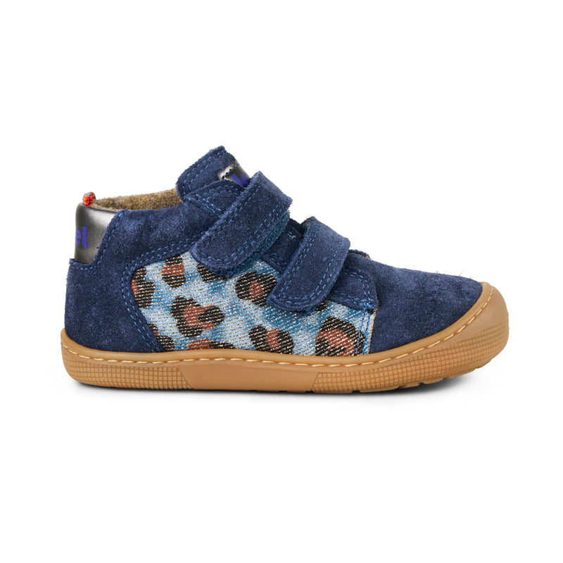 KOEL Barefoot gefütterte Kinder Sneakers DYLA FANTASY blue