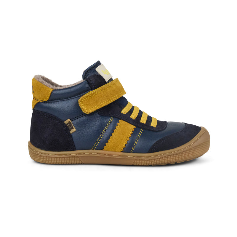 KOEL Barefoot Kinder Übergangsschuhe Sneakers DANIEL 3.0 SUEDE blue