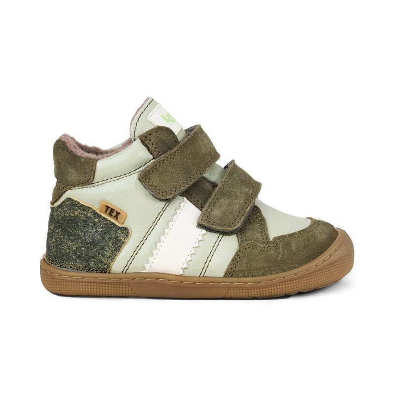 KOEL Barefoot Kinder Übergangsschuhe Sneakers DOURO TEX khaki