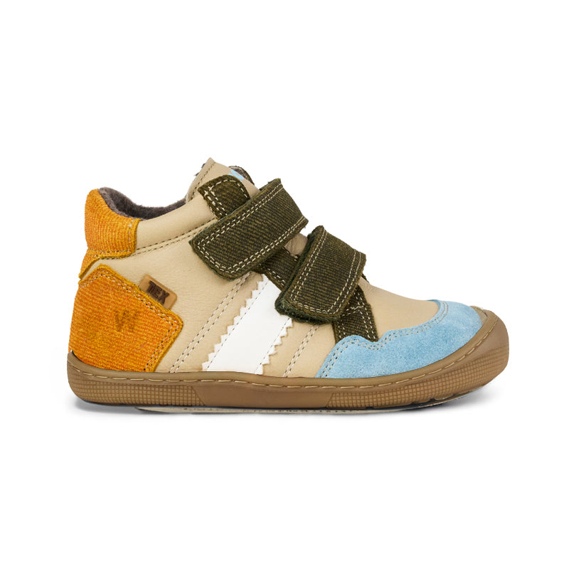 KOEL Barefoot Kinder Übergangsschuhe Sneakers DOURO TEX taupe