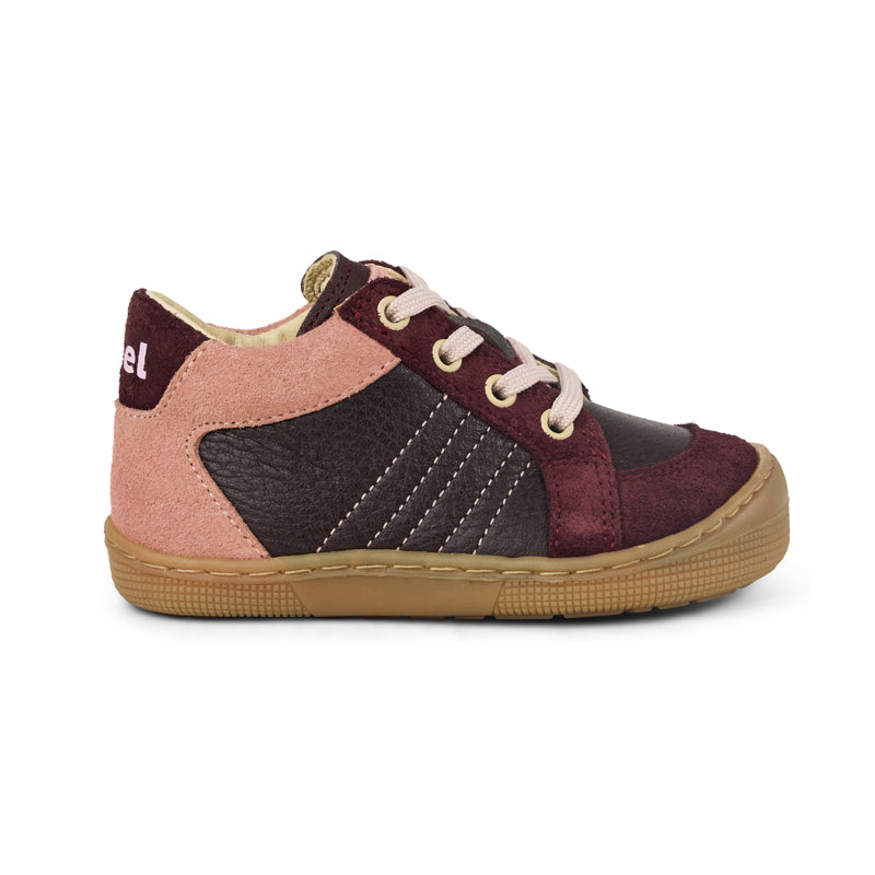 KOEL Barefoot Kinder wasserabweisende Sneakers DION TEX bordo