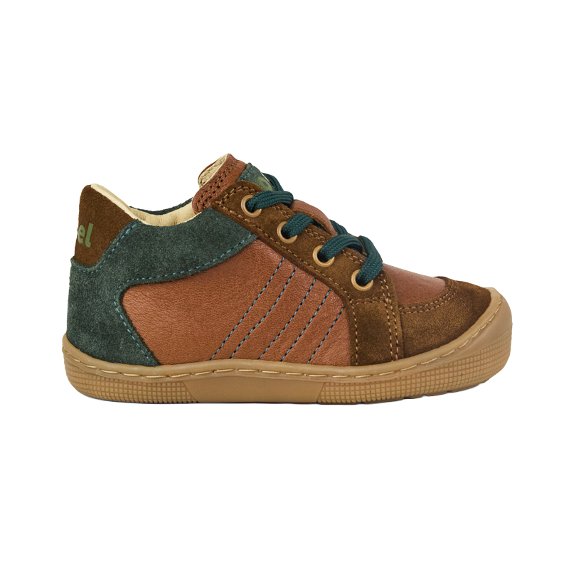KOEL Barefoot Kinder wasserabweisende Sneakers DION TEX cognac