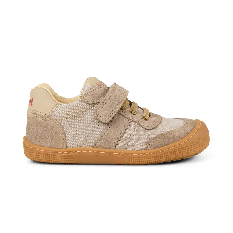 KOEL Barefoot Kinder Sneakers DYLAN COTTON 3.0 taupe