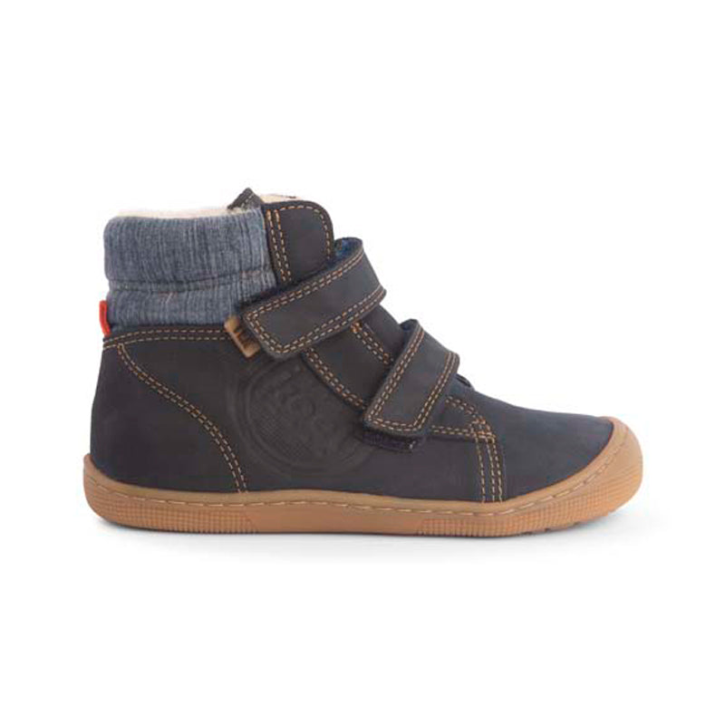 KOEL Barefoot Kinderstiefel - DEAN 2.0 WP WOOL - navy