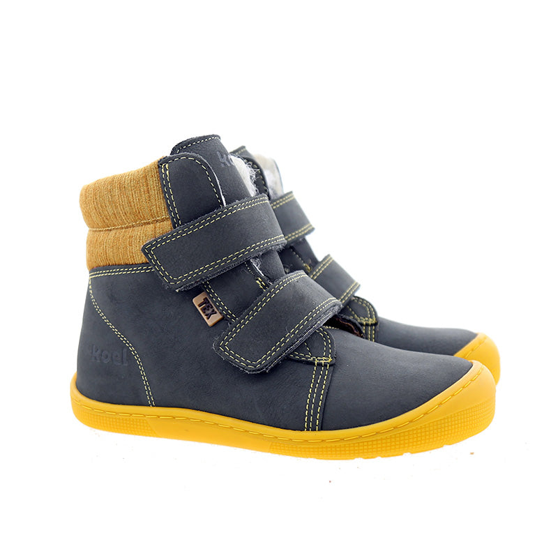 KOEL Barefoot Kinderstiefel - DEAN 2.0 WP WOOL - dark grey