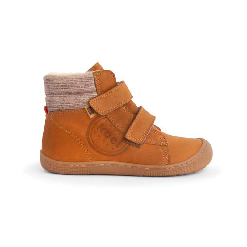 KOEL Barefoot Kinderstiefel - DEAN 2.0 WP WOOL - miel