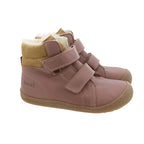 KOEL Barefoot Kinderstiefel - DEMIL WOOL 07T053 - old rose