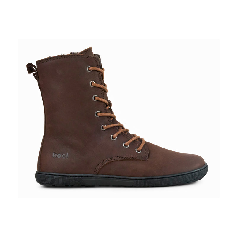 KOEL Damen Barefoot Winter Booties FARO LAMBSWOOL brown