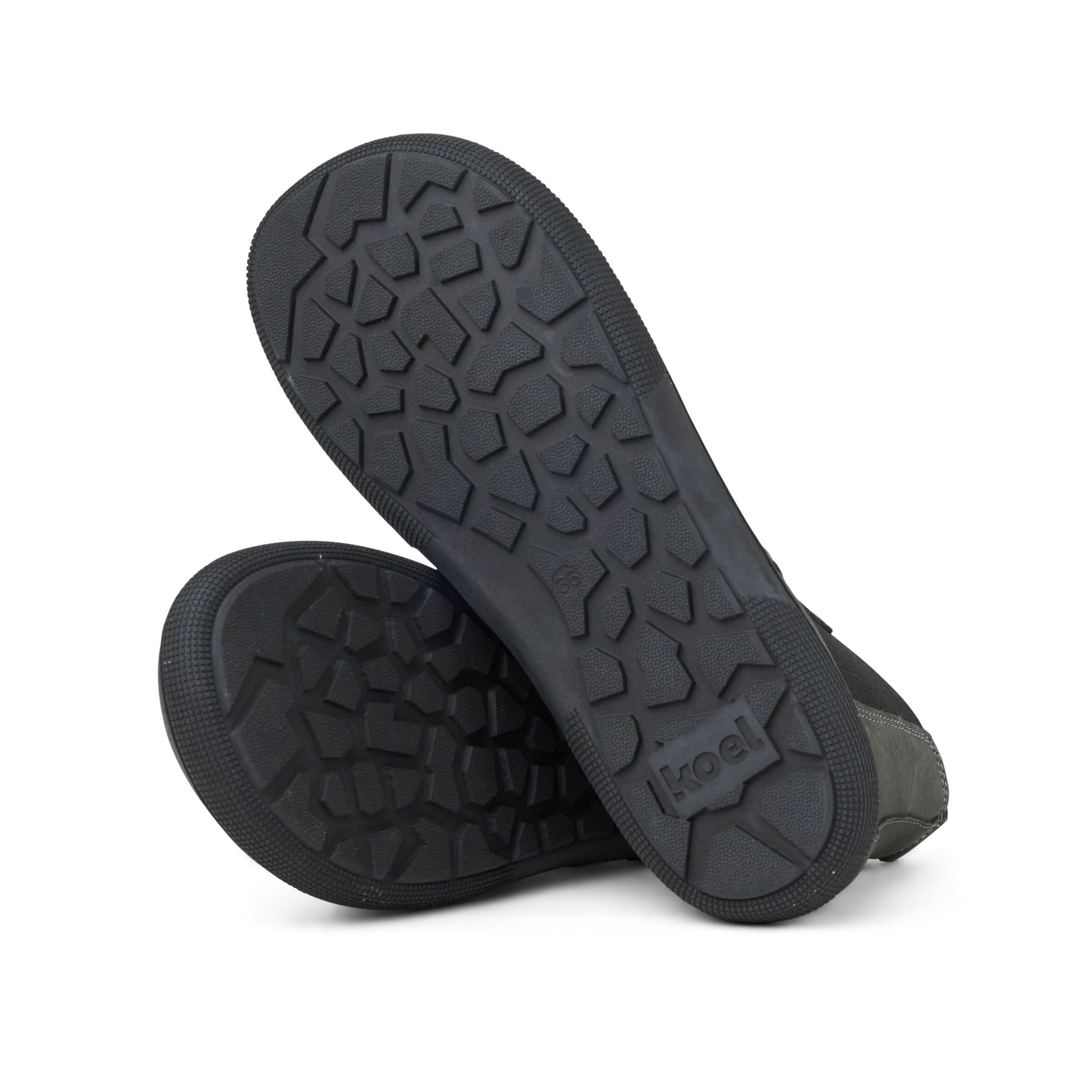 KOEL Damen - Barefoot Booties FILAS HYDRO FELT - dark grey
