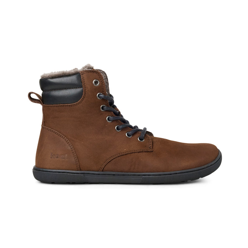 KOEL Damen Barefoot Winter Booties FLORENCE LAMBWOOL brown